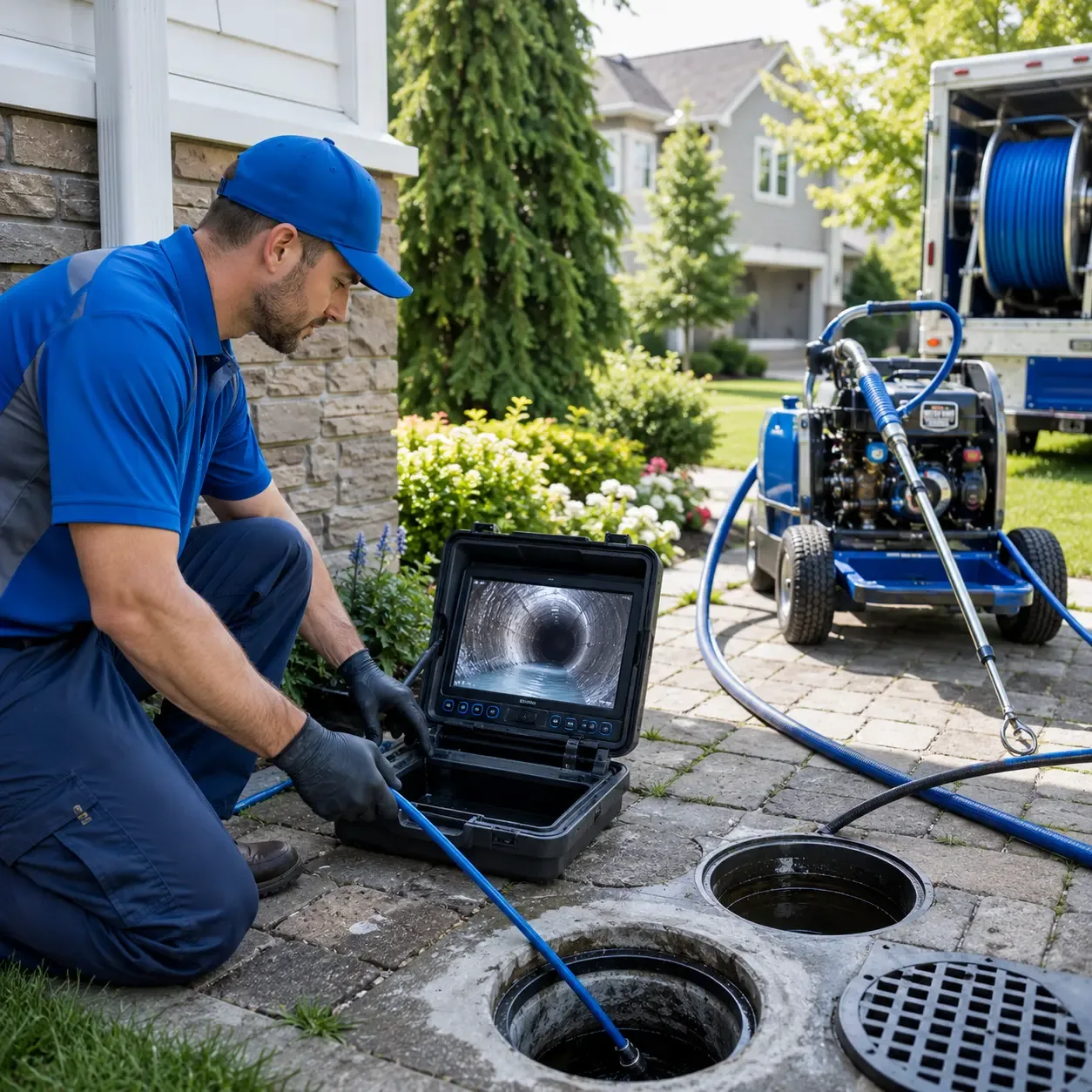 Outdoor drain cleaning professionals serving Hillside, NJ
